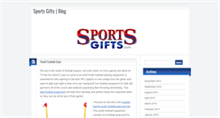 Desktop Screenshot of blog.sportsgifts.com