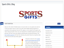 Tablet Screenshot of blog.sportsgifts.com